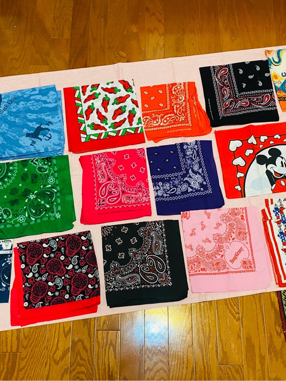 Paisley Bandanas for Men lot of 18